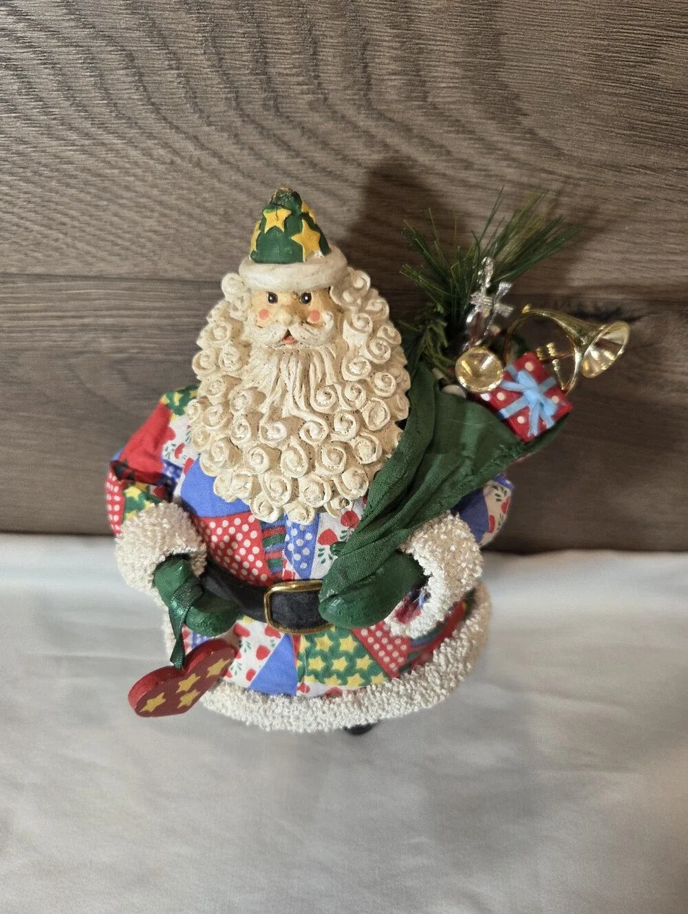 Patchwork Santa 9.5
